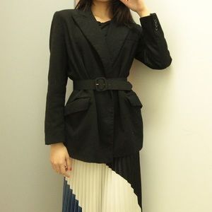 100% Wool Black Blazer